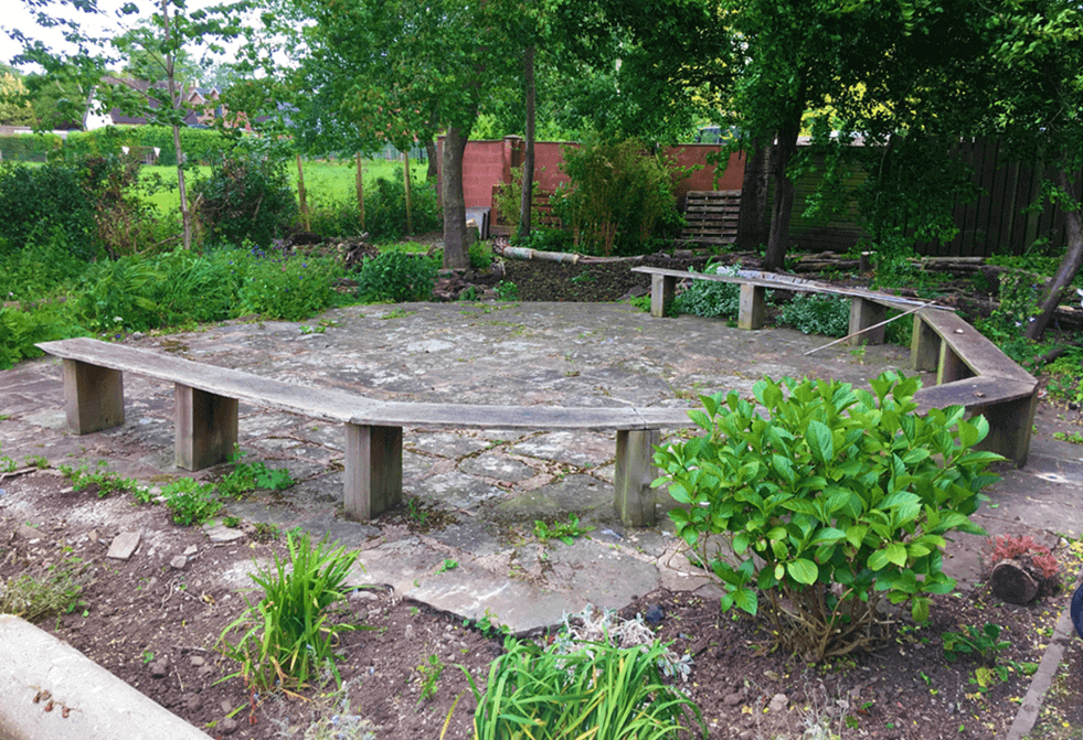 Outdoor classroom phase 1 of build for community fund 