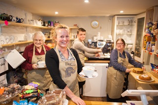 Rural community-run pub, Dog Inn at Belthorn in Lancashire