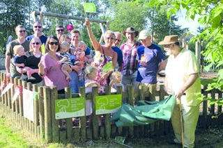 Community Fund supporters in the park