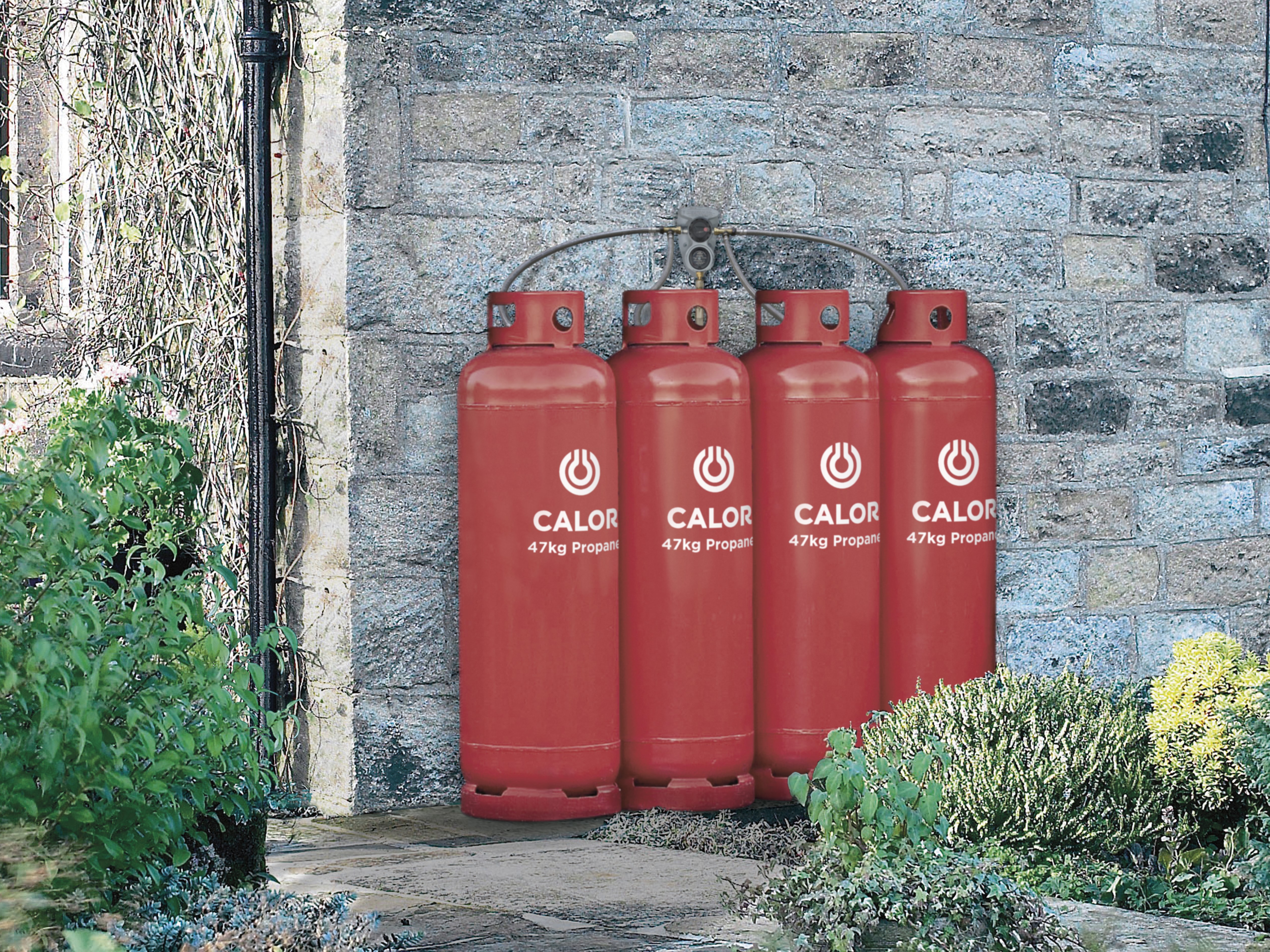 Commercial property supplied by Calor gas bottles