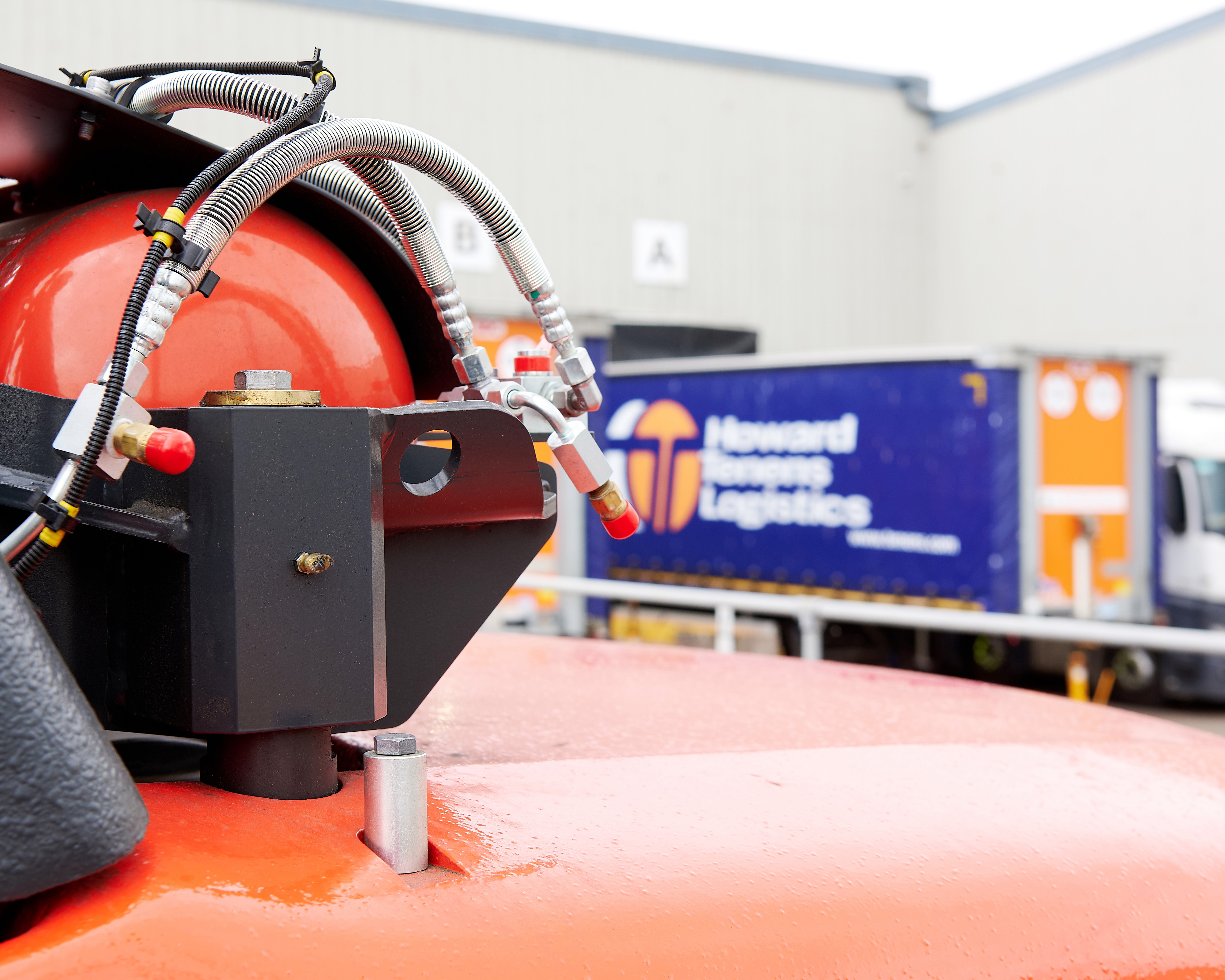 FLT with Calor bottle and Howard Tenens logistics